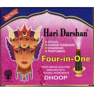 БЛАГОВОНИЕ БЕЗОСНОВНОЕ Hari Darshan Sevashram 4 в 1 (16/УП) четыре аромата, Аюрведа Здесь
