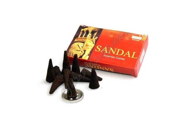 Фото 1 - Incense base Darshan Sandal 10 cones, Darshan Sandal Incense Cones, with the aroma of Sandalwood, Ayurveda
