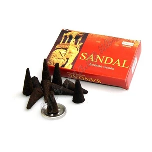 Incense base Darshan Sandal 10 cones, Darshan Sandal Incense Cones, with the aroma of Sandalwood, Ayurveda