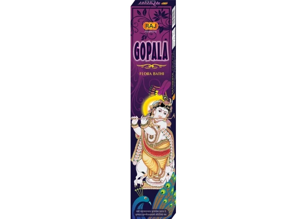Фото 1 - Благовоние пыльцовое Gopala Flora Bathi 25г. Raj Fragrance Гопала Флора Бати, Аюрведа Здесь
