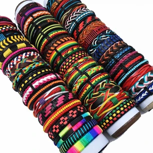 Bracelet leather (artificial) Nrav-1 (unisex), Lucky, Ayurveda Here!