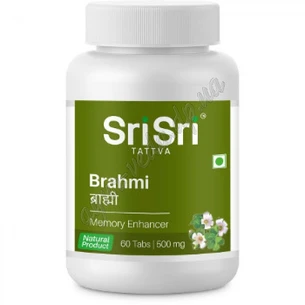 Brahmi 60 tabs Sri Sri Tattva, Brahmi Sri Sri Tattva, Brahmi Sri Sri Tattva, improves brain function, strengthens memory, Ayurveda