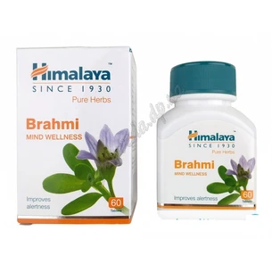 Брахмі Хімалая, 60 таб., Brahmi, Himalaya, Брахми, Хималая, покращує роботу мозку, зміцнює пам'ять, Аюрведа Здесь!