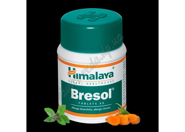 Фото 1 - Бресол 60таб Хималая, Хималая, Bresol, Himalaya Herbals, противовоспалительное средство широкого спектра действия, Аюрведа