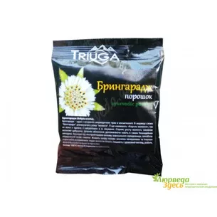 Брингарадж порошок чурна Триюга, 50г, Bhringraj Churna, Triyuga, Аюрведа Здесь