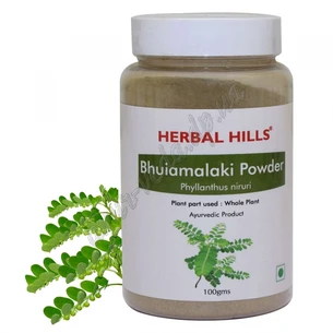 Бхуміамалакі чурна 100г., Bhumyamalaki Churna Herbal Hills, Бхумиамалаки чурна, Аюрведа Здесь*