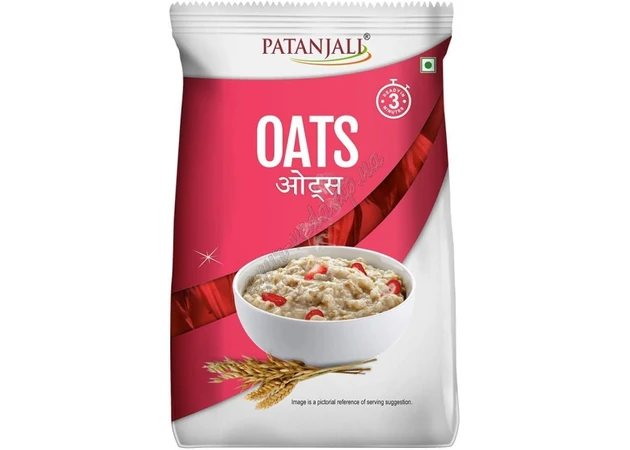 Фото 1 - Овсяные хлопья 1,00 кг Патанджали, Patanjali Oats, Аюрведа