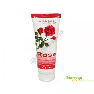 Gel for washing Rose, Patanjali, 60 ml., Divya Rose Face Wash, Gel for washing Rose, Patanjali, Patanjali, Ayurveda