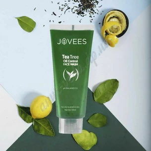 Гель для вмивання Чайне дерево Джовіс, 120 мл., Jovees Tea Tree Face Wash, Гель для умывания Чайное Дерево, Аюрведа Здесь*