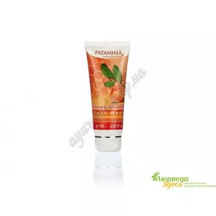 Гель для умывания Мед - Апельсин, Патанджали, Honey Orange Facewash, Patanjali, Аюрведа