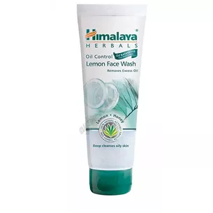 Гель для умывания освежающий Блеск-контроль Лимон и Мед 100 мл, Oil Clear Lemon Face Wash Himalaya Herbals, Аюрведа Здесь