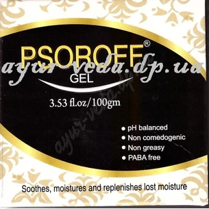 Гель Псороф от псориаза 100г термін 08/23 включно, Psoroff Gel, Псорофф, Аюрведа Здесь