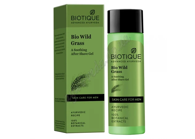 Фото 1 - Гель после бритья Био дикие травы Биотик, Biotique Bio Wild Grass After Shave Gel, Аюрведа Здесь