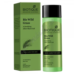 Гель после бритья Био дикие травы Биотик, Biotique Bio Wild Grass After Shave Gel, Аюрведа