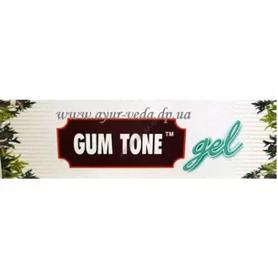 Gel for gums Gum Tone 40g Glass period 03/24 inclusive, Gum Tone Charak, one gel - triple action, Ayurveda