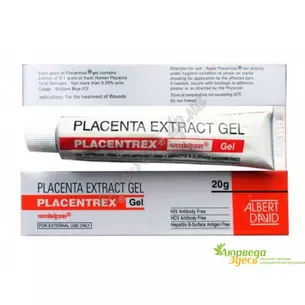 Gel with placenta extract Placentrex, Placenta Gel, PLACENTREX, Albert David Placenta Extract Gel, Ayurveda