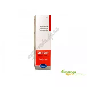 Гель от угрей Алигхт Плюс, Адапален, Alight Plus, 15 г., Аюрведа Здесь
