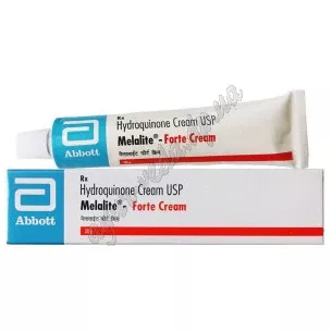 Гидрохинон 4% крем от пигментных пятен 30г, Abbott Melalite forte Hydroquinone cream, Аюрведа