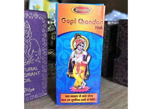 Фото 1 - Гопы Чандан Gopi Chandan 50г., Тилак, Аюрведа Здесь!