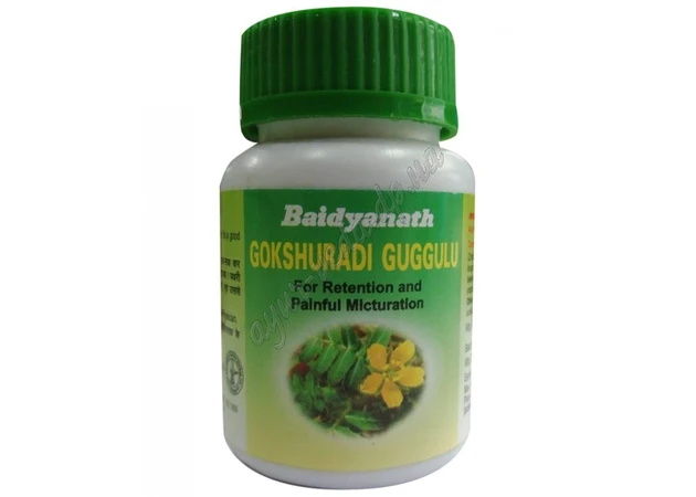 Фото 1 - Gokshurady guggul 80 tab. Baidyanath, Gokshuradi guggulu Baidyanath, a wide range of action for the whole body, Ayurveda.