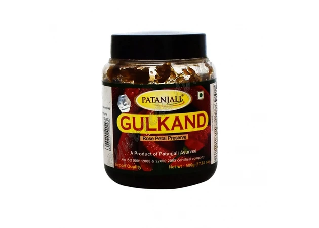 Фото 1 - Гульканд Патанджалі 500г, Gulkand Sun-cooked Rose Patanjali, Гулканд Патанджали розовые пресервы неповторимый аромат и польза да