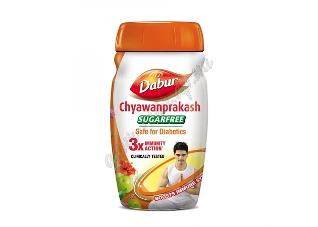 Фото 1 - Дабур Чаванпраш Евро, без сахара 500 г., Dabur Chyawanprash Euro sugarfree, Аюрведа Здесь