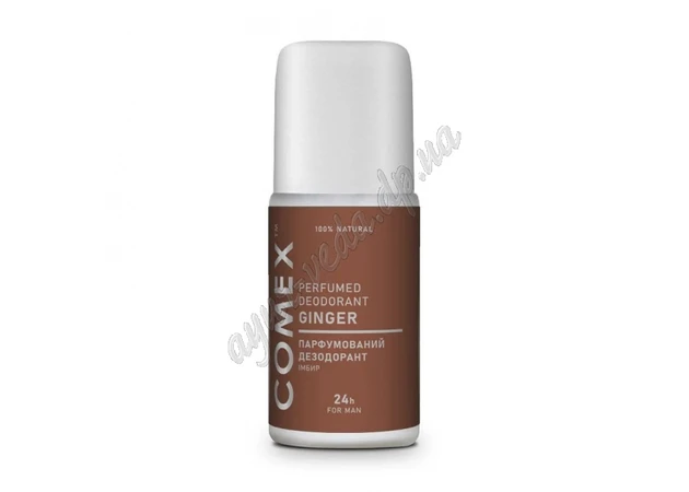 Фото 1 - Men's natural deodorant Ginger Comex 24H 50 ml, Ayurveda Here!