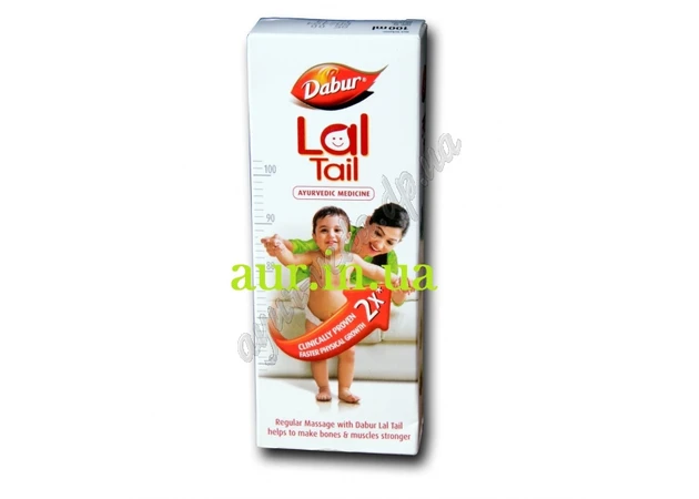 Фото 1 - Детское массажное масло Лал Таил 100 мл., Дабур, Dabur Lal Tail Ayurvedic Baby massage oil, Аюрведа Здесь