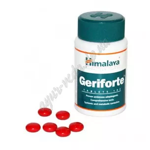 ДЖЕРИФОРТЕ Хималая 100 таб, Geriforte Himalaya улучшение иммунитета, (чаванпраш в таблетках), Аюрведа
