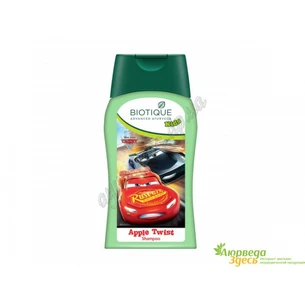 Дитячий шампунь Дісней Твіст Біотік 200мл, Биотик яблоко, Biotique Shampoo Disney Apple Twist, Детский шампунь Дисней Твист, Аюр