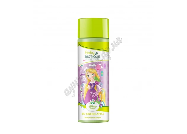 Фото 1 - Дитячий шампунь Принцеса Биотик 200 мл, Biotique Disney Princess Apple Blossom Shampoo, Детский шампунь Принцесса Диснея яблоко,