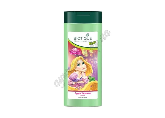 Фото 1 - Дитячий шампунь Принцеса Біотік 180мл, Детский Биотик, Biotique Disney Princess Apple Blossom Shampoo, шампунь Принцесса Диснея