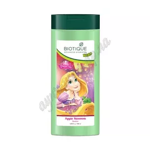 Детский шампунь Принцесса Биотик 180мл, Детский Биотик, Biotique Disney Princess Apple Blossom Shampoo, шампунь Принцесса Диснея