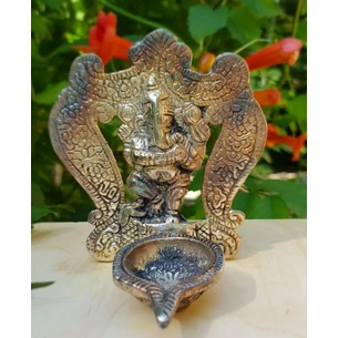Dipa lamp lampada Ganesh 9 cm, Dipa lamp lampada, UT-00003358, Ayurveda.