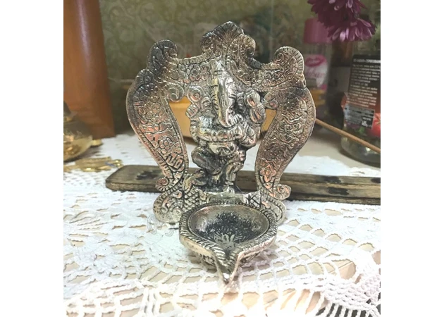 Фото 1 - Deepa silver Ganesh in 9 cm, siluminum, Ayurveda.