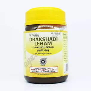 Дракшади лехья Коттаккал 200 г, Дракшады лехам, Drakshadi Leham Kottakkal, нормализует работу организма, Аюрведа