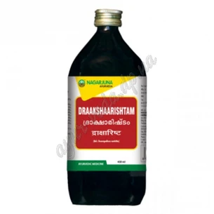 Draksharishtam 450ml Nagarjuna, Draksharishtam Nagarjuna, general and cardiac tonic, Ayurveda