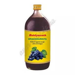 Draksharishtam 450ml Baidyanath, general and cardiac tonic, Draksharishtam Baidyanath, Ayurveda