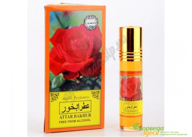 Фото 1 - Духи Аттар Бакхур 6 мл, Ahsan Perfumes Attar Bakhur Fresh Natural Fragrance Roll On Concentrated Perfume Oil, Аюрведа Здесь!