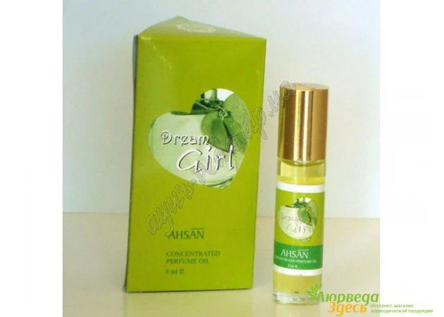 Фото 1 - Духи Ахсан Девушка мечты 6 мл, Ахсан Аттар Dream Girl Fresh Natural Fragrance Roll On Perfume, Аюрведа Здесь!