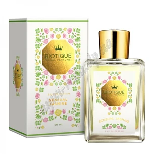 Духи Чувственный Жасмин, 50 мл. Биотик, Biotique Sensual Jasmine Perfume, Аюрведа Здесь!