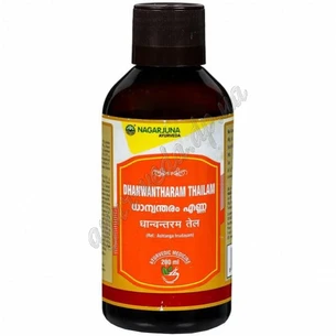 Dhanwantharam Thailam 200ml Nagarjuna, Dhanwantharam Thailam, Nagarjuna, universal massage oil, Ayurveda.