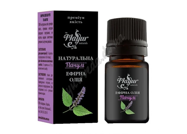 Фото 1 - Patchouli essential oil 5 ml Mayur, Patchouli essential oil, Ayurveda