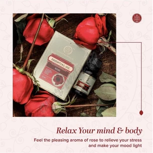 Khadi Natural Ayurvedic Rose Essential Oil 15 ml, Khadi Natural Ayurvedic Rose Essential Oil, Ayurveda
