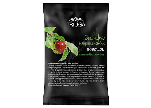 Фото 1 - Zizyphus (fruits) powder 50 g, Triyuga, Triyuga Zizyphus, Ayurveda