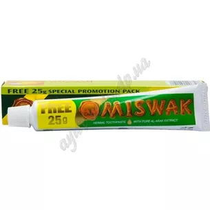 Зубная паста Дабур Мишвак 75г, Dabur Miswak Toothpaste, Meswak, Зубная паста Мишвак, Аюрведа