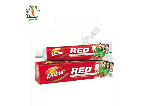 Фото 1 - Toothpaste Dabur Red 100g India original, Dabur Red Toothpaste, Red Toothpaste Dabur Red, Ayurveda