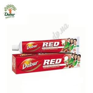 Зубна паста Дабур Ред 36г Індія оригінал, Dabur Red Toothpaste, Красная Зубная паста Дабур Рэд, Аюрведа Здесь