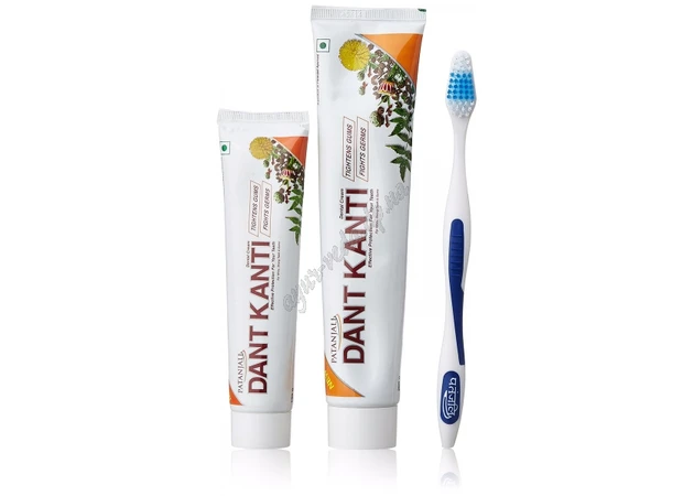 Фото 1 - Toothpaste Dant Kanti 200g+100g Patanjali, Dant Kanti Natural, Patanjali, Toothpaste Natural, Ayurveda