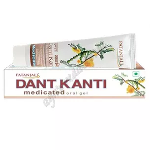 Зубная паста Дент Канти Медикейтед 100г Патанджали, Patanjali Dant Kanti Medicated Tooth Paste, Дент Канты Медикейтед лечебная, А